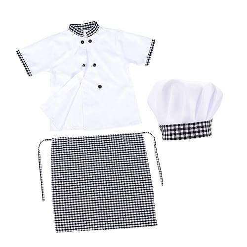 Alipis 1Satz Koch Outfit für Teiliges mit Schürze Mütze und Bluse für Rollenspiele und Besondere Anlässe für Jungen Alipis 1Satz Koch Outfit für Teiliges mit Schürze Mütze und Bluse für Rollenspiele und Besondere Anlässe für Jungen von Alipis
