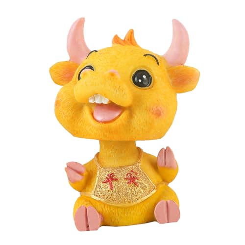 Alipis 1Stück Wackelnde Kuh Figur Auto Lustiges Harz Ornament Für Auto Innendekoration Oder Schreibtisch Mit Schwingendem Kopf Langlebig Und Random Style Alipis 1Stück Wackelnde Kuh Figur Auto Lustiges Harz Ornament Für Auto Innendekoration Oder Schreibtisch Mit Schwingendem Kopf Langlebig Und Random Style von Alipis