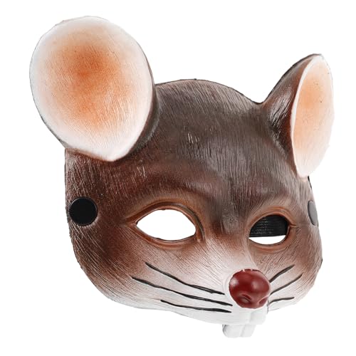 Alipis 1stk Party-maske Wimperntusche Halbe Maskerade Ratten-halloween-kostüm Kostüme Aus Pappe Ratten-outfit Led-maske Halloween-ratten Rattenkostüm Für Erwachsene Brown Alipis 1stk Party-maske Wimperntusche Halbe Maskerade Ratten-halloween-kostüm Kostüme Aus Pappe Ratten-outfit Led-maske Halloween-ratten Rattenkostüm Für Erwachsene Brown von Alipis
