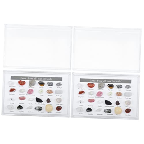 Alipis 2 Boxen Erz proben natürlich Steine Schreibtisch Felsen unregelmäßiges Steindekor dekorativer Stein unregelmäßiges Steinornament kleine Kiesel Steinsammlung Kunststoff-Box Bunt Alipis 2 Boxen Erz proben natürlich Steine Schreibtisch Felsen unregelmäßiges Steindekor dekorativer Stein unregelmäßiges Steinornament kleine Kiesel Steinsammlung Kunststoff-Box Bunt von Alipis