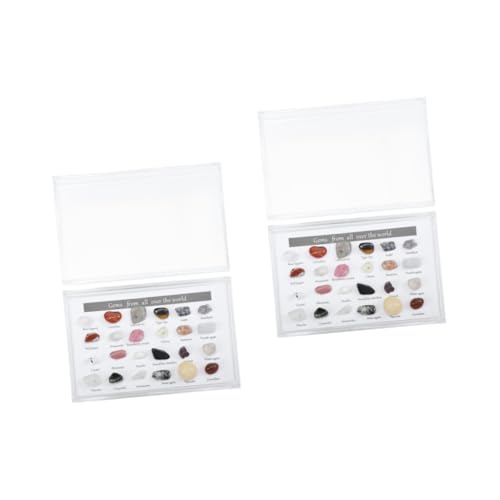 Alipis 2 Boxen Irreguläre Steine Dekorative Naturstein Kollektion für Schreibtisch Zuhause Verschiedene Mineralien für Stilvolle Tischdekoration Alipis 2 Boxen Irreguläre Steine Dekorative Naturstein Kollektion für Schreibtisch Zuhause Verschiedene Mineralien für Stilvolle Tischdekoration von Alipis
