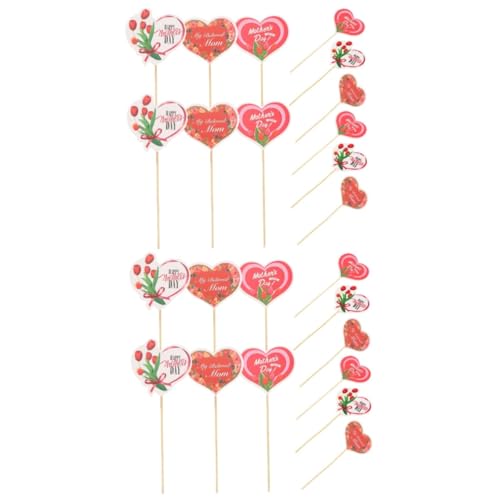 Alipis 2 Sätze Kuchendekorationseinsatz Mama Kuchen Topper Tag -topper Wählt Thematisiert Braut- Happy Mother Day Tortenaufsatz Cupcake Toppers Muttertag Desserttopper Holz 48 Stück * 2 Alipis 2 Sätze Kuchendekorationseinsatz Mama Kuchen Topper Tag -topper Wählt Thematisiert Braut- Happy Mother Day Tortenaufsatz Cupcake Toppers Muttertag Desserttopper Holz 48 Stück * 2 von Alipis