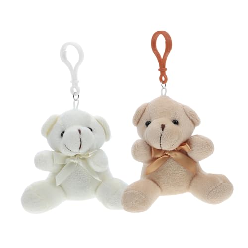 Alipis 2er-pack Mit Schleife Verzierte Plüschbärenspielzeuge Mini-kuscheltiere Schlüsselanhänger Für Hochzeitsfeiergeschenke Alipis 2er-pack Mit Schleife Verzierte Plüschbärenspielzeuge Mini-kuscheltiere Schlüsselanhänger Für Hochzeitsfeiergeschenke von Alipis