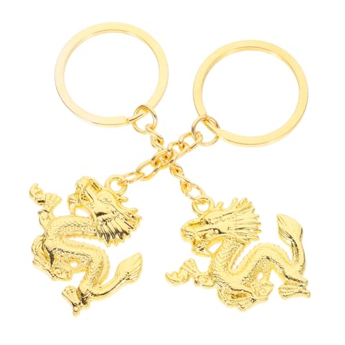 Alipis 2 Stück Chinesische Dragon Keychains aus Langlebiger Legierung Dekorativer Schlüsselanhänger und Taschenanhänger mit Kreativem Drachen Design Vielseitig Nutzbar als Schlüsselring Alipis 2 Stück Chinesische Dragon Keychains aus Langlebiger Legierung Dekorativer Schlüsselanhänger und Taschenanhänger mit Kreativem Drachen Design Vielseitig Nutzbar als Schlüsselring von Alipis