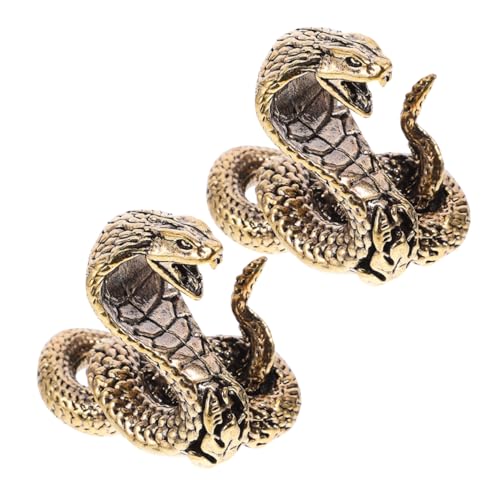 Alipis Elegante Schlangenfigur Aus Massivem Messing Vintage-Stil Schlangenstatue Schreibtisch-Ornament für Teeliebhaber Alipis Elegante Schlangenfigur Aus Massivem Messing Vintage-Stil Schlangenstatue Schreibtisch-Ornament für Teeliebhaber von Alipis