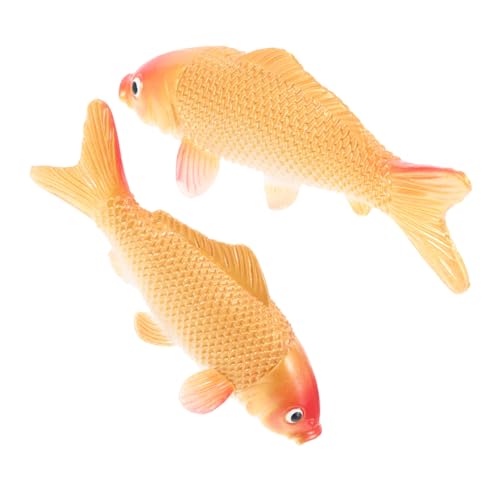 Alipis 2 Stück PVC Koi Modell Dekorative Fische für Aquarien Lebendige Künstliche Dekoration für Aquarien und Sammler Alipis 2 Stück PVC Koi Modell Dekorative Fische für Aquarien Lebendige Künstliche Dekoration für Aquarien und Sammler von Alipis
