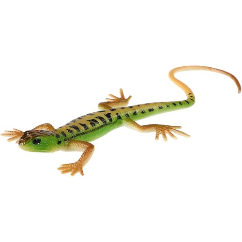 Alipis 2 Stück Plastikeidechsen Gefälschte Pädagogische Eidechsen Actionfigur Geburtstagsparty- Reptilienspielzeug Taschenfüller Für Halloween Aprilscherz von Alipis
