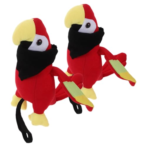 Alipis 2 Stück Plüsch Piratenpapagei für Schulter Simulierter Papagei Kostüm Zubehör für Halloween und Piraten Events Sicher und Einfach Anzubringen Alipis 2 Stück Plüsch Piratenpapagei für Schulter Simulierter Papagei Kostüm Zubehör für Halloween und Piraten Events Sicher und Einfach Anzubringen von Alipis
