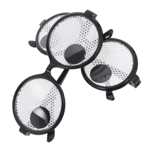 Alipis 2 Stück Rollbrille Photobooth Requisiten Lustig Halloween-brille Masse Knopfbrille Gruselige Verkleidung Augapfelbrille Lustige Brille Spaßbrille Für Party Abs-kunststoff von Alipis