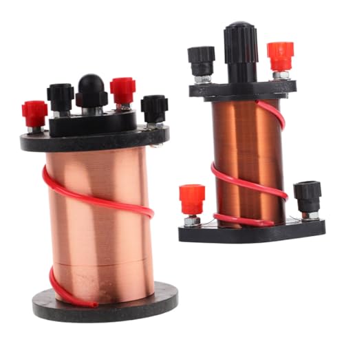 Alipis 2 Stück Spulendemonstrationsausrüstung Elektromagnetische Induktionsspulenklassenzimmer Primärspulen Induktionsspulen Elektromagnet -kit Physikunterricht Kupfer von Alipis