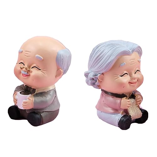Alipis 2 Stück Teiliges Kuchen Deko Figuren für Ältere Resin Tortendeko für Geburtstag Hochzeit und Liebevolle Tortenaufsätze Bunten Farben Alipis 2 Stück Teiliges Kuchen Deko Figuren für Ältere Resin Tortendeko für Geburtstag Hochzeit und Liebevolle Tortenaufsätze Bunten Farben von Alipis