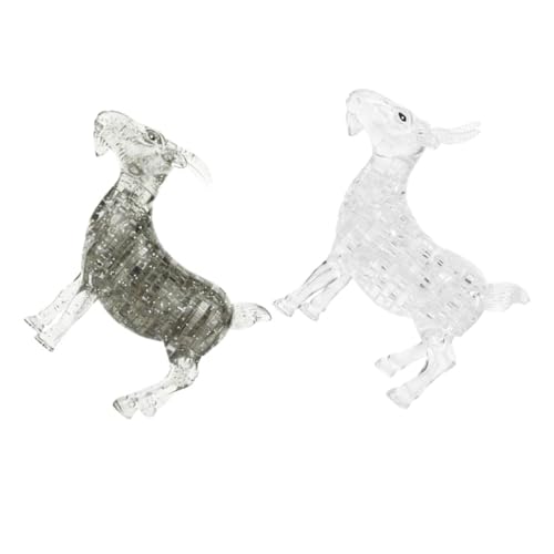 Alipis 2 Stück Teiliges Puzzle Ziegenfigur Transparent und Dekorative Handmontierte Tierkopf Skulptur für Stilvolle Wohnraumgestaltung und Einzigartige Geschenkideen Alipis 2 Stück Teiliges Puzzle Ziegenfigur Transparent und Dekorative Handmontierte Tierkopf Skulptur für Stilvolle Wohnraumgestaltung und Einzigartige Geschenkideen von Alipis