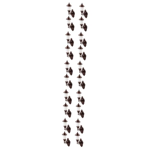 Alipis 20 STK Puppenhaus Wandleuchte Miniaturdekoration Mikroskopisches Modelllicht Ho Scale Zug Zubehör Miniatur-Wandleuchte Sand Tisch Wandleuchte Dekor Mini-zubehör Möbel Batterie Abs von Alipis