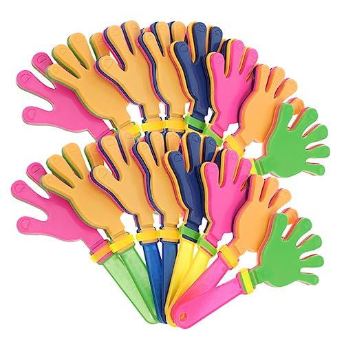 Alipis 20 Stück Palmspielzeug Party bevorzugt Handklapper Handklöppel Prop klatschendes Handklöppel aus Kunststoff Partyzubehör Handklöppel Krachmacher Plastik Zufällige Farbe Alipis 20 Stück Palmspielzeug Party bevorzugt Handklapper Handklöppel Prop klatschendes Handklöppel aus Kunststoff Partyzubehör Handklöppel Krachmacher Plastik Zufällige Farbe von Alipis