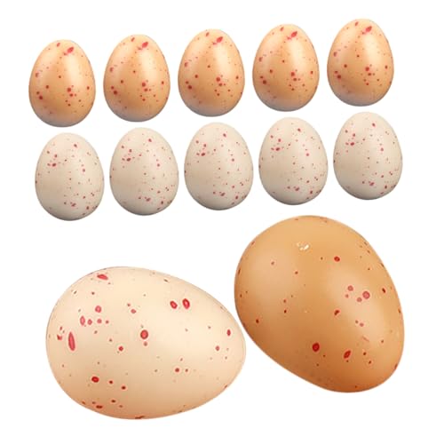 Alipis 20 Stück Simulierte Eierornamente künstliche Osterei-Girlande Eierverzierung Osterdekor Ostervasendekoration Kleinkind-Ei- Harz von Alipis