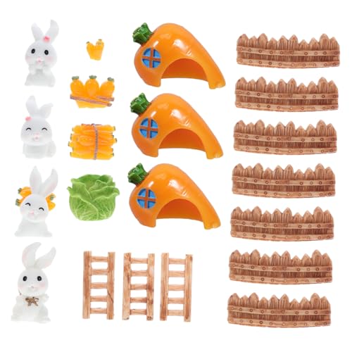 Alipis 26St Mikro-Landschaftsverzierung Lustige Kaninchen Tierische Gartenaccessoires Kaninchen Hasen Figuren Set Mini Garten Hasendekorationen Kaninchen-Miniaturfiguren Zweig Alipis 26St Mikro-Landschaftsverzierung Lustige Kaninchen Tierische Gartenaccessoires Kaninchen Hasen Figuren Set Mini Garten Hasendekorationen Kaninchen-Miniaturfiguren Zweig von Alipis