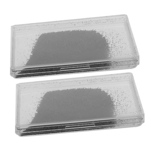 Alipis 2Er-Packung Eisenpulverkasten physik experiment Wissenschaftliche Eisenspäne magnetisches Pulver Wissenschaftliche Experimente für Eisensand Eisenfüllungen Kunststoff Black von Alipis
