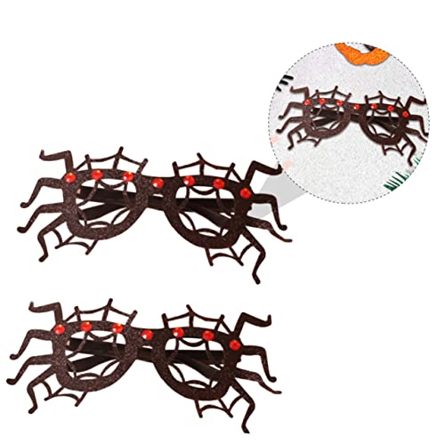 Alipis 2Stücke Halloween Dekorationsbrille Lustige Partybrillen mit Spinnen und Kürbisdesign für Kostümpartys Karneval und Bühnenaufführungen Leicht und Bequem Alipis 2Stücke Halloween Dekorationsbrille Lustige Partybrillen mit Spinnen und Kürbisdesign für Kostümpartys Karneval und Bühnenaufführungen Leicht und Bequem von Alipis