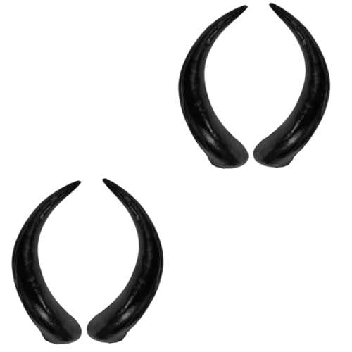 Alipis 2paare Halloween Cosplay Horn Material Realistische Imitation Von Ochsenhörnern Für Kostümpartys Karneval Und Feierlichkeiten Großes Schwarzes Stirnband Alipis 2paare Halloween Cosplay Horn Material Realistische Imitation Von Ochsenhörnern Für Kostümpartys Karneval Und Feierlichkeiten Großes Schwarzes Stirnband von Alipis