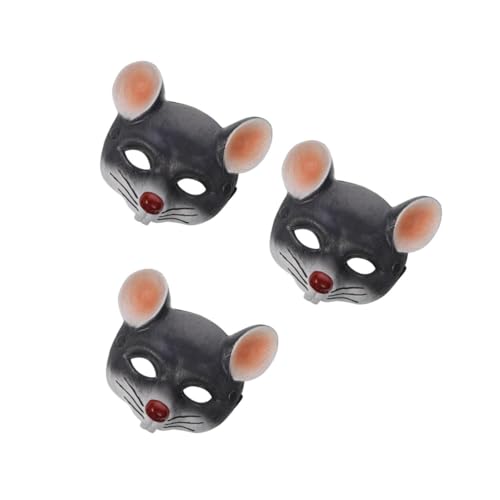 Alipis 3 Stck Maske Karneval Halloween Maske Leichtes PU Schaum Kostümzubehör für Erwachsene Party Verkleidung Tiefgrau Alipis 3 Stck Maske Karneval Halloween Maske Leichtes PU Schaum Kostümzubehör für Erwachsene Party Verkleidung Tiefgrau von Alipis