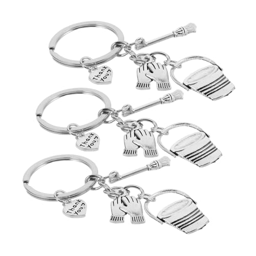 Alipis 3 Stück Danksagung Schlüsselanhänger Teiliges Reinigungsset mit Handschuh Besen und Kehrschaufel Leichter Metallanhänger für Haushalt Vielseitiges zur und Alltagsschmuck Alipis 3 Stück Danksagung Schlüsselanhänger Teiliges Reinigungsset mit Handschuh Besen und Kehrschaufel Leichter Metallanhänger für Haushalt Vielseitiges zur und Alltagsschmuck von Alipis