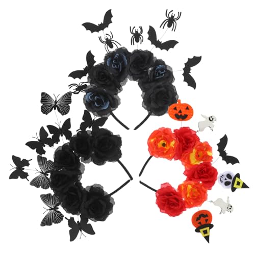 Alipis 3 Stück Halloween Haarreifen mit Fledermaus Spinne und Gespenst Leichter Bequemer Gothic Haarreif für Damen Vielseitiges Kostümzubehör für Party Cosplay und Festtagsdekoration Alipis 3 Stück Halloween Haarreifen mit Fledermaus Spinne und Gespenst Leichter Bequemer Gothic Haarreif für Damen Vielseitiges Kostümzubehör für Party Cosplay und Festtagsdekoration von Alipis
