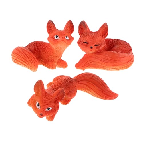 Alipis 3 Stück Teiliges Fuchs Figuren aus Resin Niedliche für Moos Landschaft Garten und Feengärten Langlebige Tierstatue für Terrarium und Desktop Dekoration Alipis 3 Stück Teiliges Fuchs Figuren aus Resin Niedliche für Moos Landschaft Garten und Feengärten Langlebige Tierstatue für Terrarium und Desktop Dekoration von Alipis