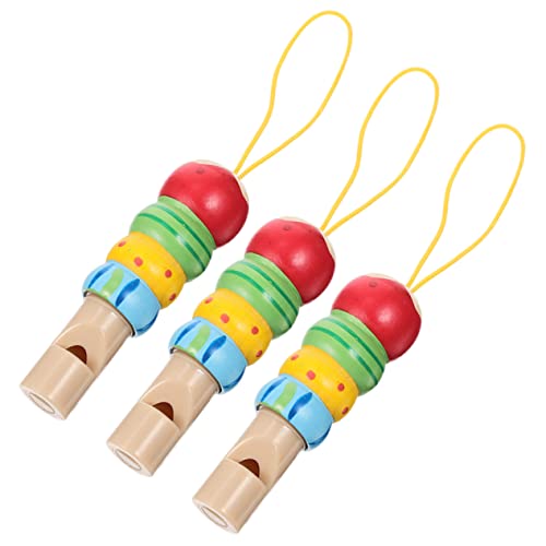 Alipis 3 Stück Teiliges Holzpfeifen Musikinstrument Lernspielzeug Tragbar Cartoon Design Früherziehung Geburtstagsgeschenk für Jungen Mädchen Alipis 3 Stück Teiliges Holzpfeifen Musikinstrument Lernspielzeug Tragbar Cartoon Design Früherziehung Geburtstagsgeschenk für Jungen Mädchen von Alipis