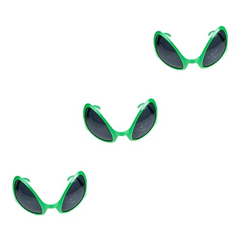 Alipis 3 Stück außerirdische Brille Cosplay verrückt futuristisch lustige -Brille Dress-up -Sonnenbrillen-Requisite lustige -Sonnenbrille -Requisite Plastik Alipis 3 Stück außerirdische Brille Cosplay verrückt futuristisch lustige -Brille Dress-up -Sonnenbrillen-Requisite lustige -Sonnenbrille -Requisite Plastik von Alipis