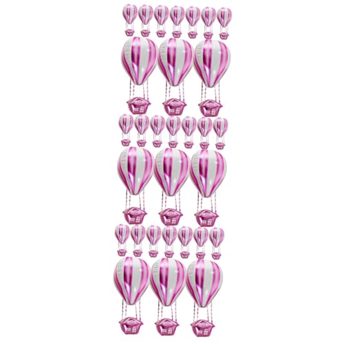Alipis 30 Stk Heißluftballon Geburtstagsparty-Ballon Aluminium elegant kinder geburtstagsdeko Hochzeitsdekorationen Ornament Duschballons Flugzeuggeburtstagsdekoration Junge schmücken 4d von Alipis