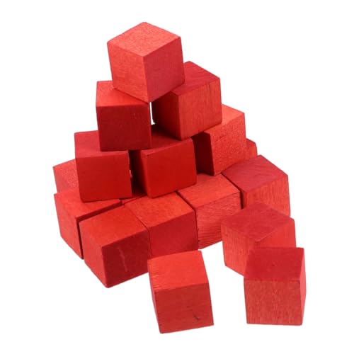 Alipis 30 Stück Holzblock -Spielzeugzubehör Leere Holzklötze quadratisches Holz Holzklötze für die Babyparty Holzwürfeldekoration unfertiger Holzblock Holzklötze rot Alipis 30 Stück Holzblock -Spielzeugzubehör Leere Holzklötze quadratisches Holz Holzklötze für die Babyparty Holzwürfeldekoration unfertiger Holzblock Holzklötze rot von Alipis