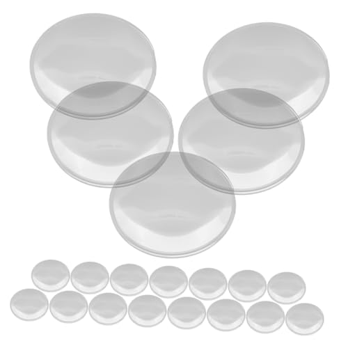 Alipis 30 Stück Lupe konvexe Linse Vergrößerungsobjektiv Vergrößerungswerkzeug für Juweliere Lernhilfe für Experimente optisches Objektiv Gerätelinse Glas Transparent von Alipis