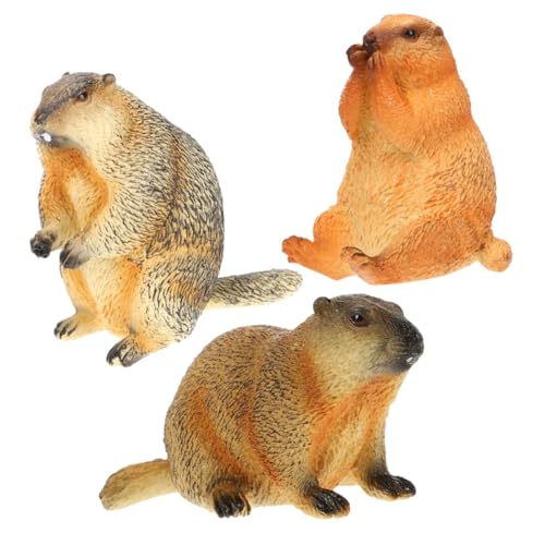Alipis 3st Simulierte Wilde Tiere Künstliches Murmeltier-Ornament Murmeltier Figur Simulation Murmeltierfiguren Tierwelt Tierfigur Murmeltier Dekoration Plastik Alipis 3st Simulierte Wilde Tiere Künstliches Murmeltier-Ornament Murmeltier Figur Simulation Murmeltierfiguren Tierwelt Tierfigur Murmeltier Dekoration Plastik von Alipis