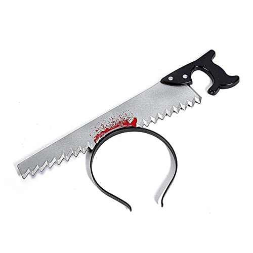 Alipis Horror-stirnband-säge Für Halloween-zubehör 4-teiliges Set Gruselig Für Erwachsene Jungen Und Mädchen Zufälliger Stil von Alipis