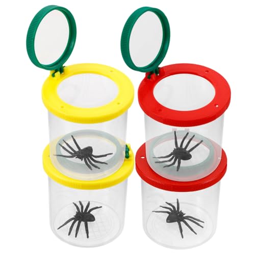 Alipis 4 Stück Insektenbeobachtungsset für Lupe Einfacher Fangmechanismus Outdoor Klare Vergrößerung für Naturerkundung und Insektenstudium im Garten Alipis 4 Stück Insektenbeobachtungsset für Lupe Einfacher Fangmechanismus Outdoor Klare Vergrößerung für Naturerkundung und Insektenstudium im Garten von Alipis