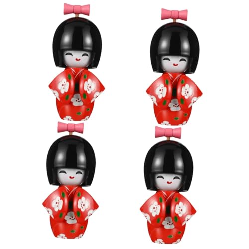Alipis 4 Stück Japanische Kimono Puppe Kleine Holzfigur im Traditionellen Design für Schreibtisch Dekoration Japanisches Ornament Lebendigen Farben für Heimdekoration Alipis 4 Stück Japanische Kimono Puppe Kleine Holzfigur im Traditionellen Design für Schreibtisch Dekoration Japanisches Ornament Lebendigen Farben für Heimdekoration von Alipis