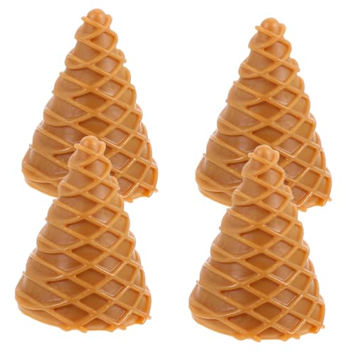 Alipis 4 Stück Mini Künstliche Eistüten für Realistische DIY Eiscreme Requisiten für Partys und Kreative Rollenspiele für Junge und Spielküchen Alipis 4 Stück Mini Künstliche Eistüten für Realistische DIY Eiscreme Requisiten für Partys und Kreative Rollenspiele für Junge und Spielküchen von Alipis