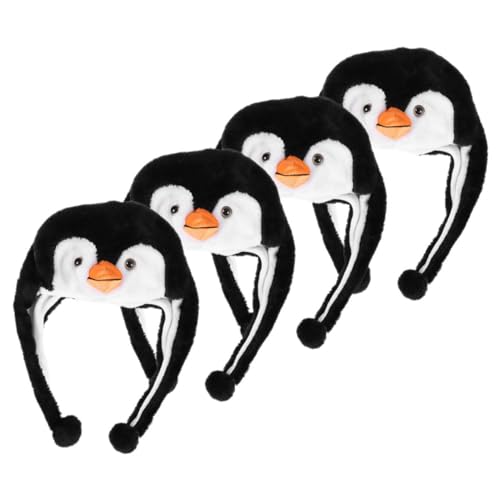 Alipis 4 Stück Niedliche Pinguin Ohrenschützer Hüte aus Leichte Cartoon Party Kopfbedeckung für Karneval Geburtstagsfeier Cosplay und Fotoshooting Alipis 4 Stück Niedliche Pinguin Ohrenschützer Hüte aus Leichte Cartoon Party Kopfbedeckung für Karneval Geburtstagsfeier Cosplay und Fotoshooting von Alipis