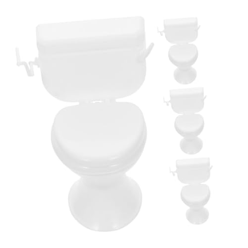 Alipis 4 Stück Teiliges Mini Toilettensitz für Kuchen Lustige Puppenhaus Badezimmer Dekoration für Kreative Spielszene und Geburtstagsfeiern Wiederverwendbar und Langlebig Alipis 4 Stück Teiliges Mini Toilettensitz für Kuchen Lustige Puppenhaus Badezimmer Dekoration für Kreative Spielszene und Geburtstagsfeiern Wiederverwendbar und Langlebig von Alipis
