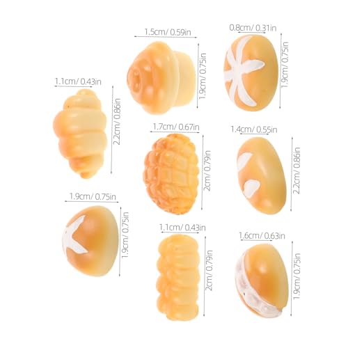 Alipis 40 Stück Teiliges Mini Brot Realistisches Resin Dessert für DIY Bastelprojekte Lebensechte Brotdarstellung Miniatur Dekoration für Puppenhaus und Mikrolandschaft Alipis 40 Stück Teiliges Mini Brot Realistisches Resin Dessert für DIY Bastelprojekte Lebensechte Brotdarstellung Miniatur Dekoration für Puppenhaus und Mikrolandschaft von Alipis