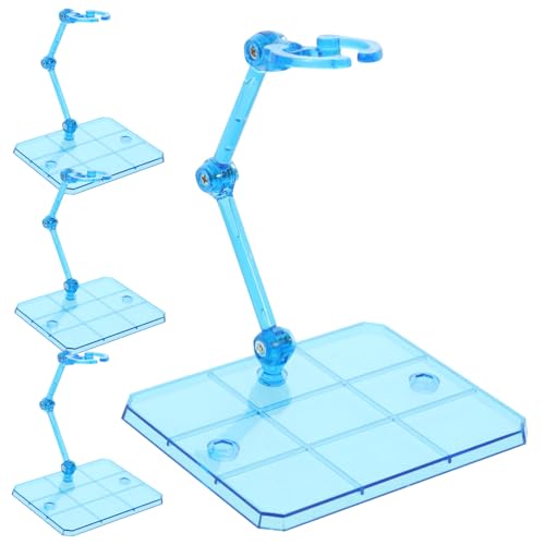 Alipis 4Pcs -Aktions -Abbildung Ständer PVC -Einstellungsaktionsabbildung Anzeige Basis Puppenmodell Support Display Ständer (Blau) von Alipis