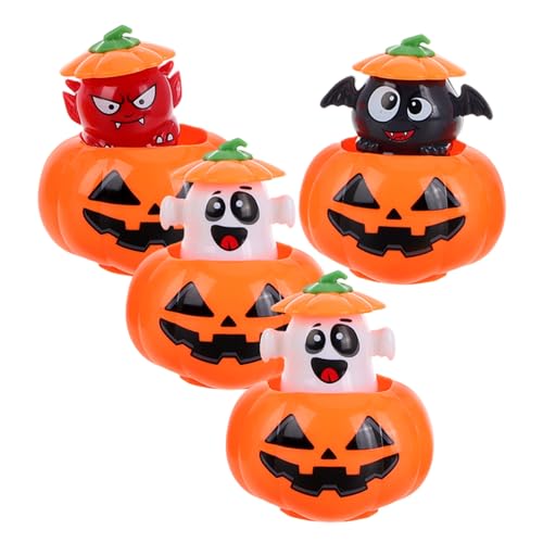 Alipis 4Stücke Mini Halloween Aufziehspielzeug Set Kürbis Uhrwerk Spielzeuge Für Gruselige Dekorationen Für Halloween Partys Und Süßes Oder Saures Mit Einfachem von Alipis