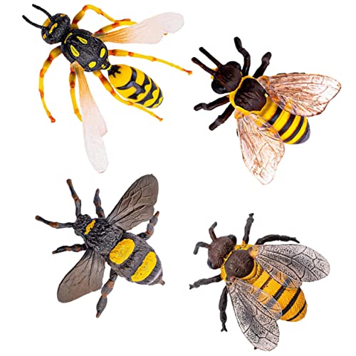 Alipis 4Stücke Teiliges Lebensechtes Bienenmodell aus Lernspielzeug für Realistische Insektenfiguren Kreativität und Bildung Alipis 4Stücke Teiliges Lebensechtes Bienenmodell aus Lernspielzeug für Realistische Insektenfiguren Kreativität und Bildung von Alipis