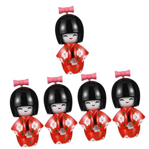 Alipis 5 Stück Japanische Kimono Puppe aus Holz Kleine Traditionelle Figur mit Lebhaften Farben Tischdeko oder zur Feier Japanischer Kultur Alipis 5 Stück Japanische Kimono Puppe aus Holz Kleine Traditionelle Figur mit Lebhaften Farben Tischdeko oder zur Feier Japanischer Kultur von Alipis