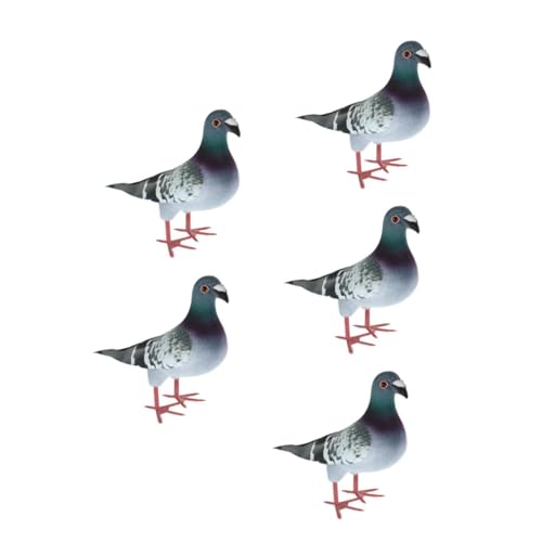 Alipis 5 Stück Künstliche Taubenfigur aus Langlebigem Schaumstoff Realistische Federoptik Lebensechte Gartendekoration für Balkon und Dekorative Vogelattrappe im Natürlichen Design Alipis 5 Stück Künstliche Taubenfigur aus Langlebigem Schaumstoff Realistische Federoptik Lebensechte Gartendekoration für Balkon und Dekorative Vogelattrappe im Natürlichen Design von Alipis