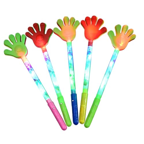 Alipis 5 Stück Leuchtende Handklatschen mit Fünf Fingern Klatschgeräusch Party Sport Event Requisite Langlebig und Handlich für Geburtstage und Feiern Alipis 5 Stück Leuchtende Handklatschen mit Fünf Fingern Klatschgeräusch Party Sport Event Requisite Langlebig und Handlich für Geburtstage und Feiern von Alipis