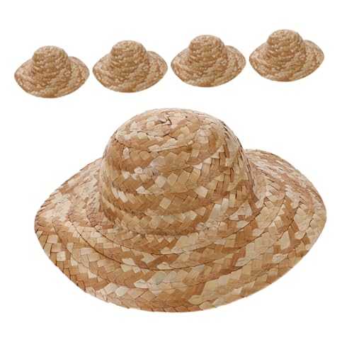 Alipis 5 Stück Mini Strohhüte für Diy Projekte Unfertige Blanko Hüte für Puppen Bastelbedarf und Malprojekte Kreative Dekoration für Erwachsene Leicht und Vielseitig Einsetzbar Alipis 5 Stück Mini Strohhüte für Diy Projekte Unfertige Blanko Hüte für Puppen Bastelbedarf und Malprojekte Kreative Dekoration für Erwachsene Leicht und Vielseitig Einsetzbar von Alipis