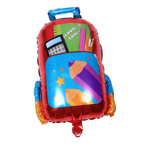 Alipis 5 Stück Teiliges Back To School Ballon Schulranzen Förmige Aluminiumfolie Schnell Aufzublasen Wiederverwendbar Robustes Material Dekoration für Kindergarten und Klassenzimmer Alipis 5 Stück Teiliges Back To School Ballon Schulranzen Förmige Aluminiumfolie Schnell Aufzublasen Wiederverwendbar Robustes Material Dekoration für Kindergarten und Klassenzimmer von Alipis