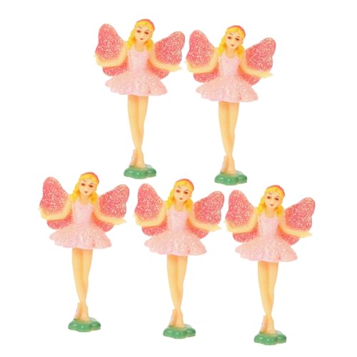 Alipis 5 Stück Teiliges Balletttanz Puppen Musikbox Zubehör Feenfigur Tanzende Ballerina für Musikbox Dekoration Sammler von Alipis