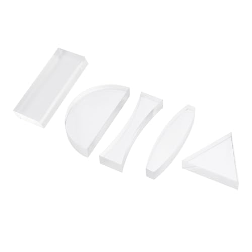 Alipis 5 Stück Teiliges Optisches Physikunterricht Konkav Gewölbt Vielseitiges Lehrmittel für Mittelschule Leicht und Kompakt für Lichtbrechungs Konvergenzexperimente Alipis 5 Stück Teiliges Optisches Physikunterricht Konkav Gewölbt Vielseitiges Lehrmittel für Mittelschule Leicht und Kompakt für Lichtbrechungs Konvergenzexperimente von Alipis